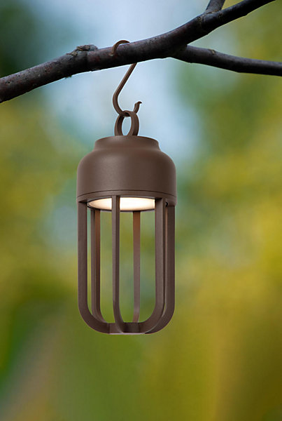 Applique murale WELLS en aluminium avec LED intégré - Rouille - Lucide