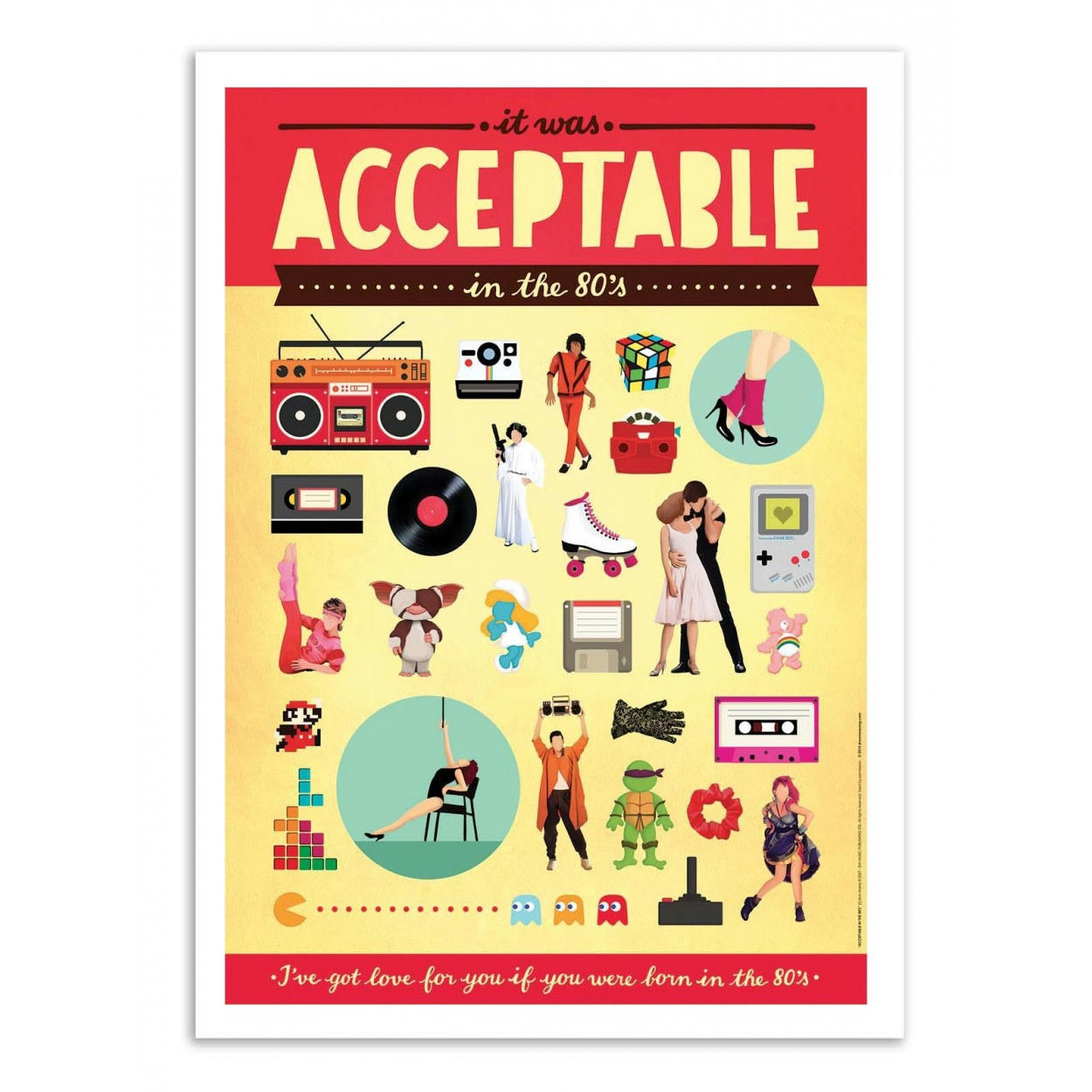 NOUR TOHME - ACCEPTABLE - Affiche d'art 30 x 40 cm