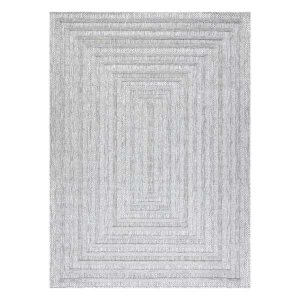 Dywan SANTO SZNURKOWY SIZAL 0999 Geometryczny szary80x150 cm