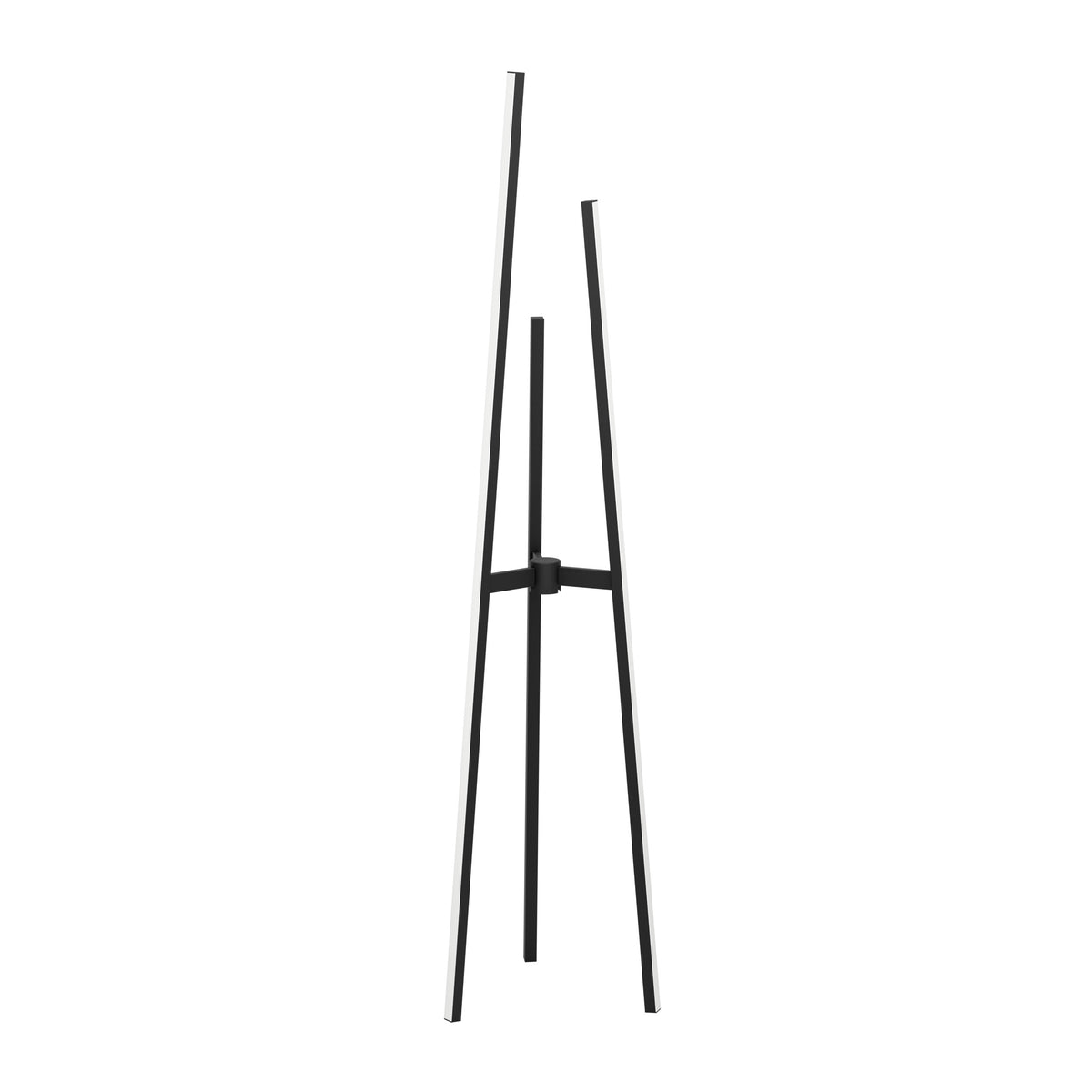 EGLO vloerlamp Mongolana - led - 151 cm - zwart/wit