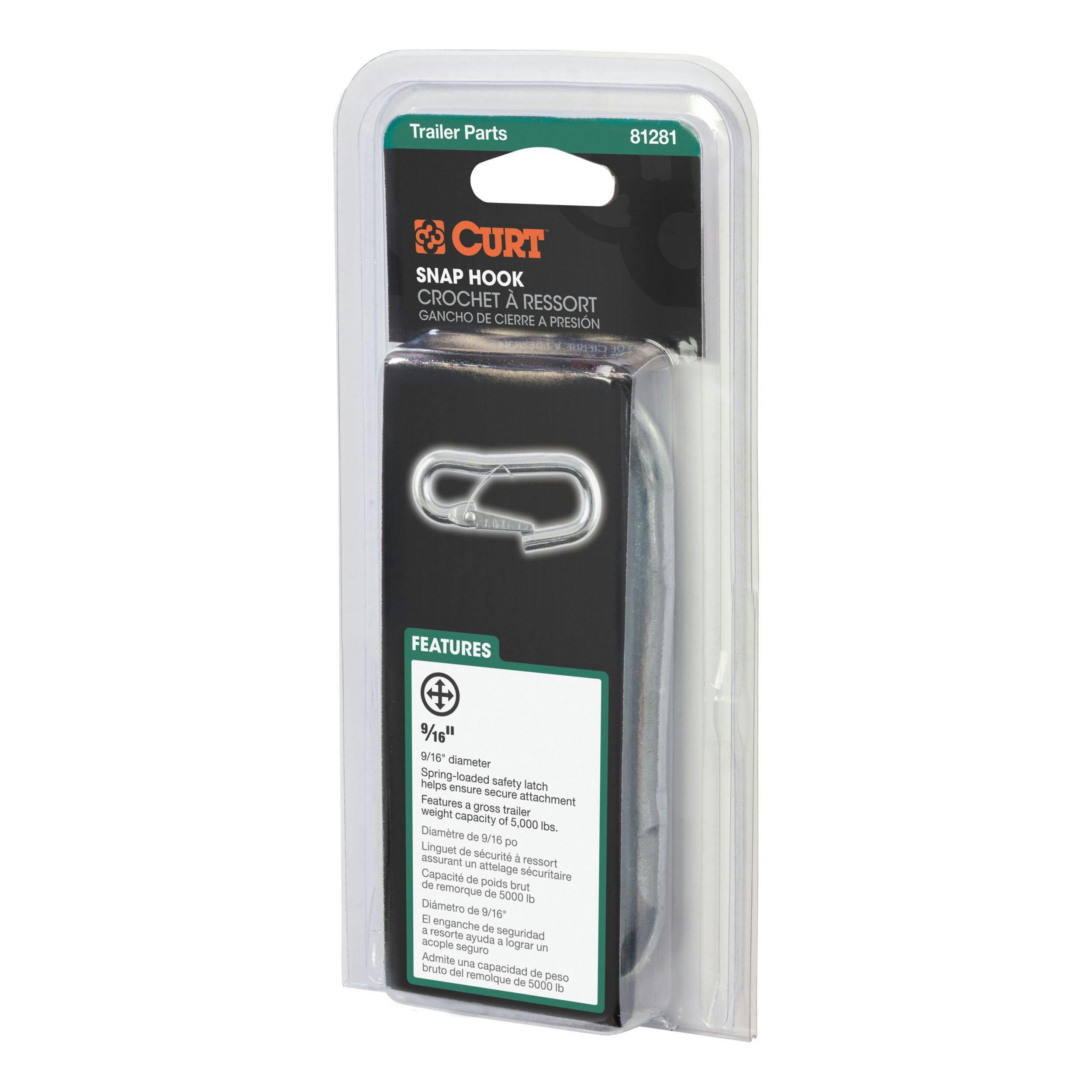 CURT 9/16-in Snap Hook (5,000-lb, Packaged)