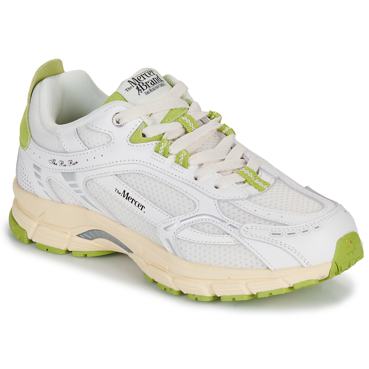 The Mercer Brand - The Re-Run Vintage - White / Green