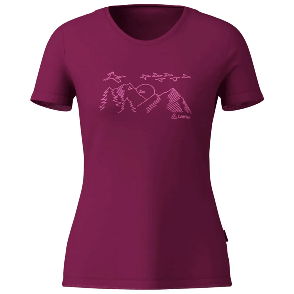 Loeffler Sunset Merino-Tencel (TM) short sleeve T-shirt