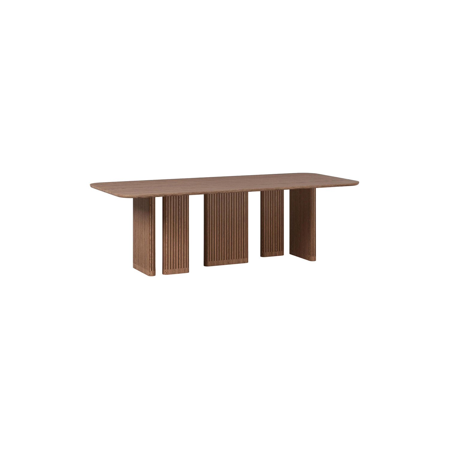 Jolka Dining Table, dark wood