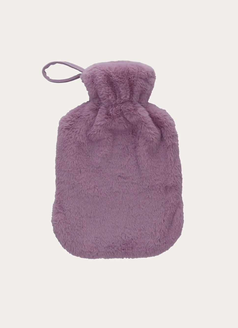 BOUILLOTTE EFFET FOURRURE VIOLET