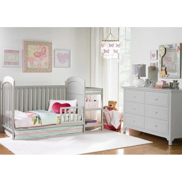 Ti Amo Modesto Crib Misty Grey