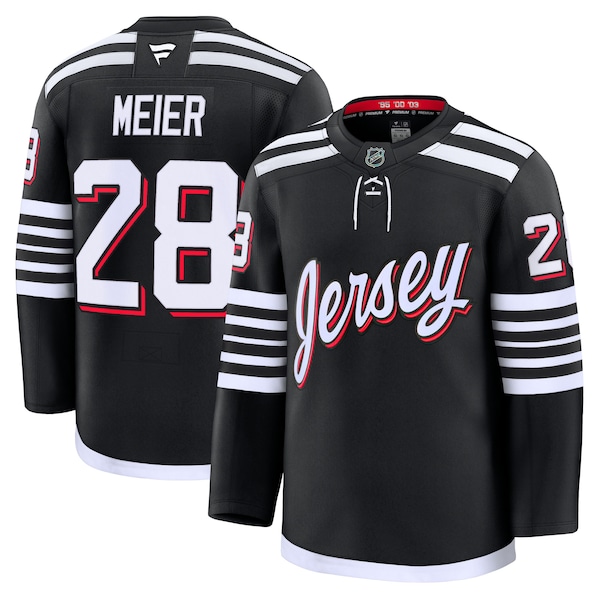 Timo Meier New Jersey Devils  Alternate Premium Jersey - Black