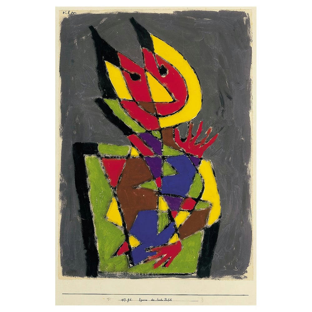 - Tableau Figurine des Bunten Teufels Paul Klee 40x60cm