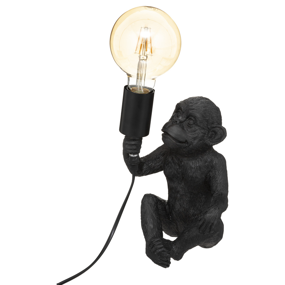 Lamp Black, H.24 cm