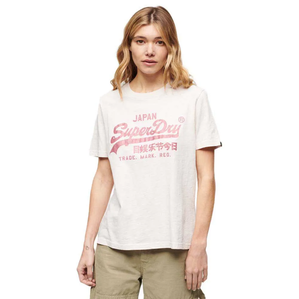 Superdry Metallic Vl Relaxed short sleeve T-shirt