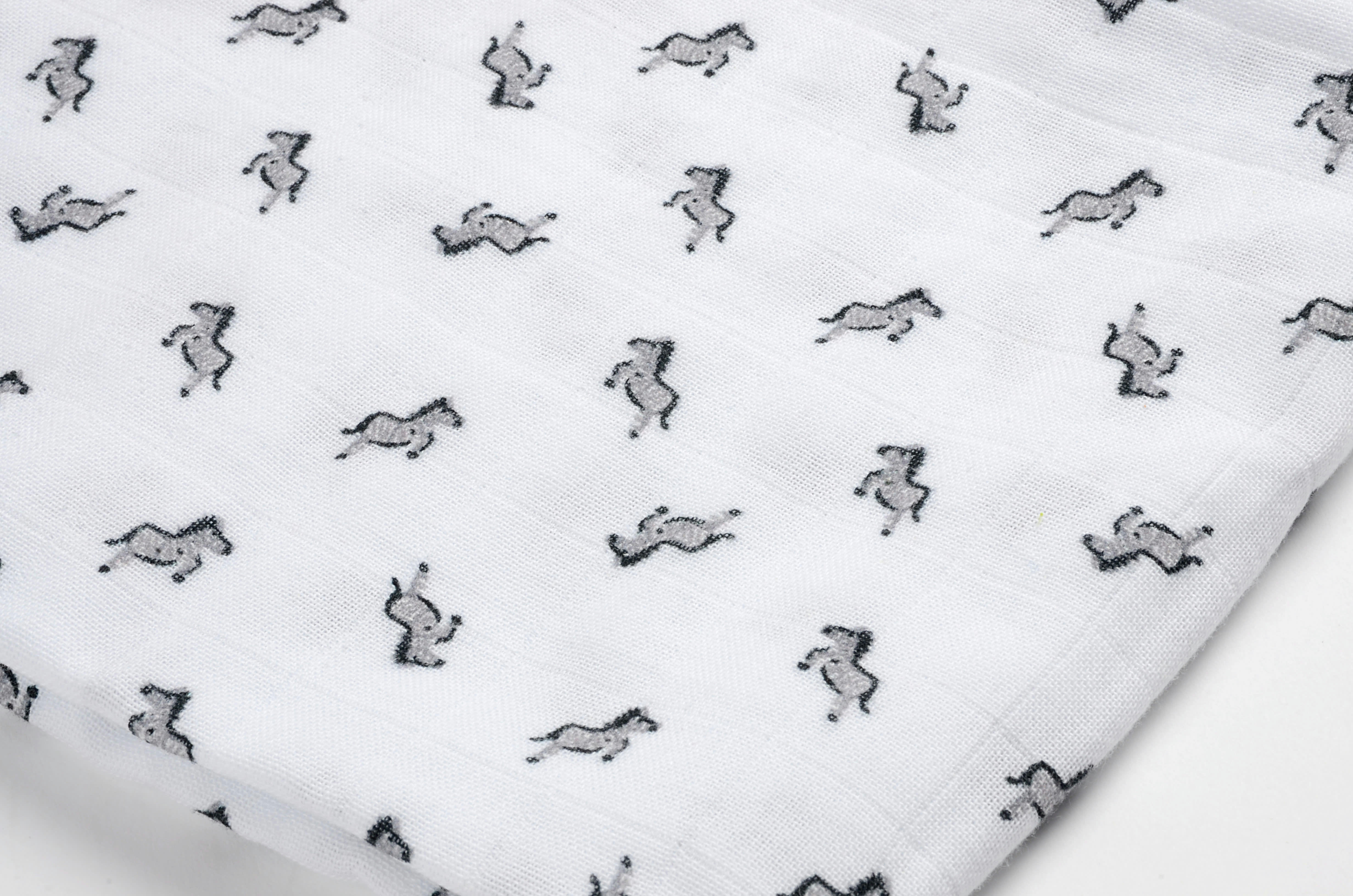 BAIN/SOIN - Lot de 3 langes en coton jaune