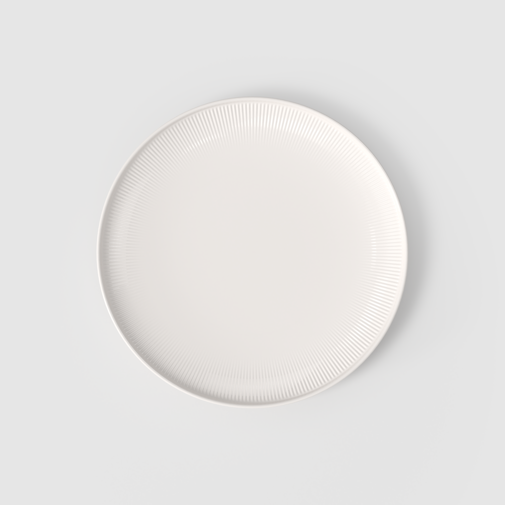 Afina Dinner plate - White, 10.8'', Premium Porcelain