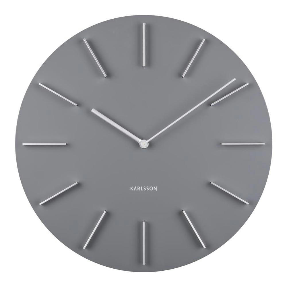 - Horloge grise diam 40cm