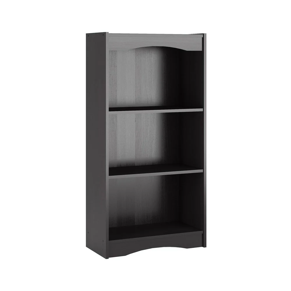 Black 3-shelf 48-inch Bookcase