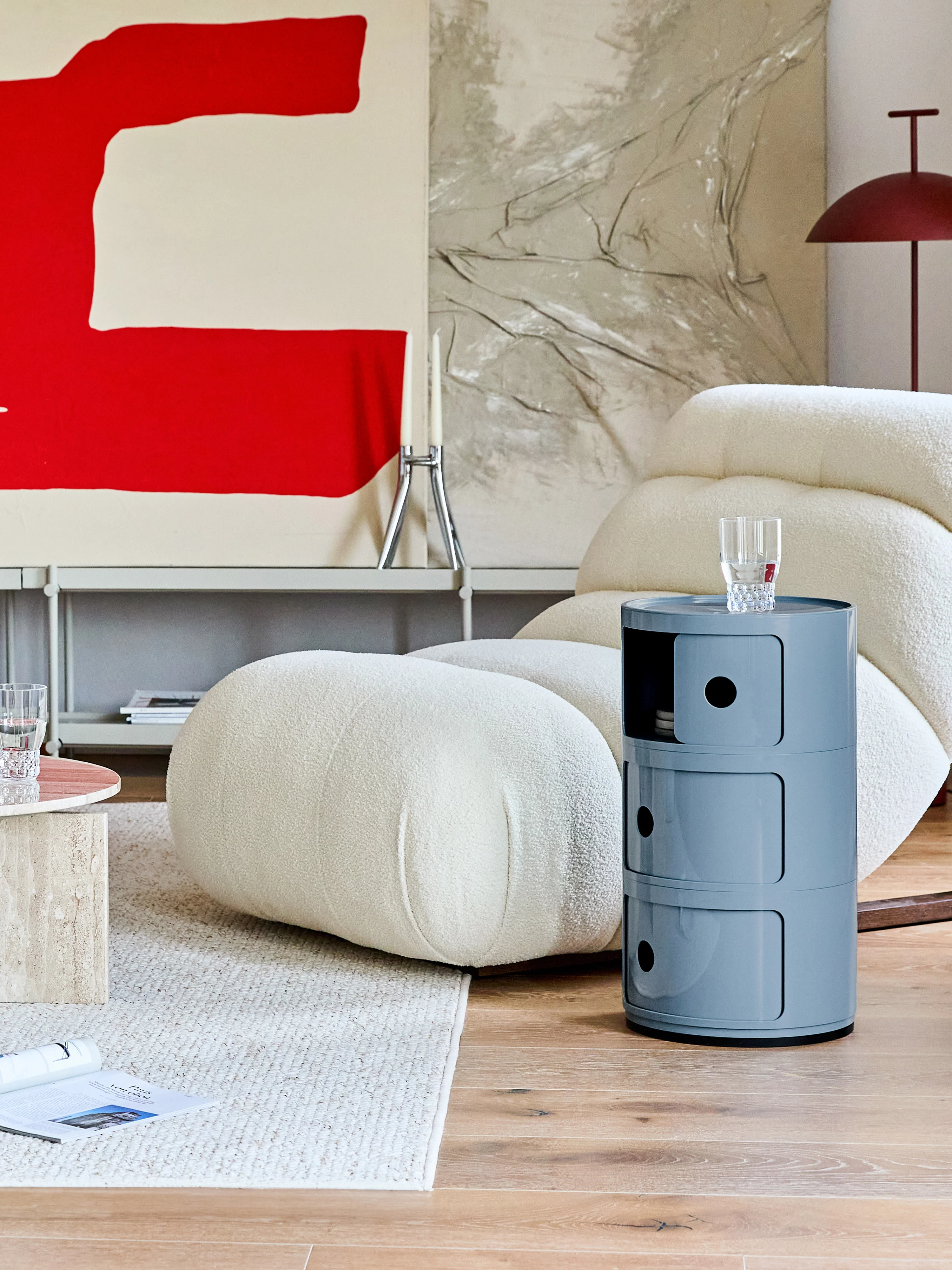 Design Container Componibili, 3 Elemente, H 59 cm