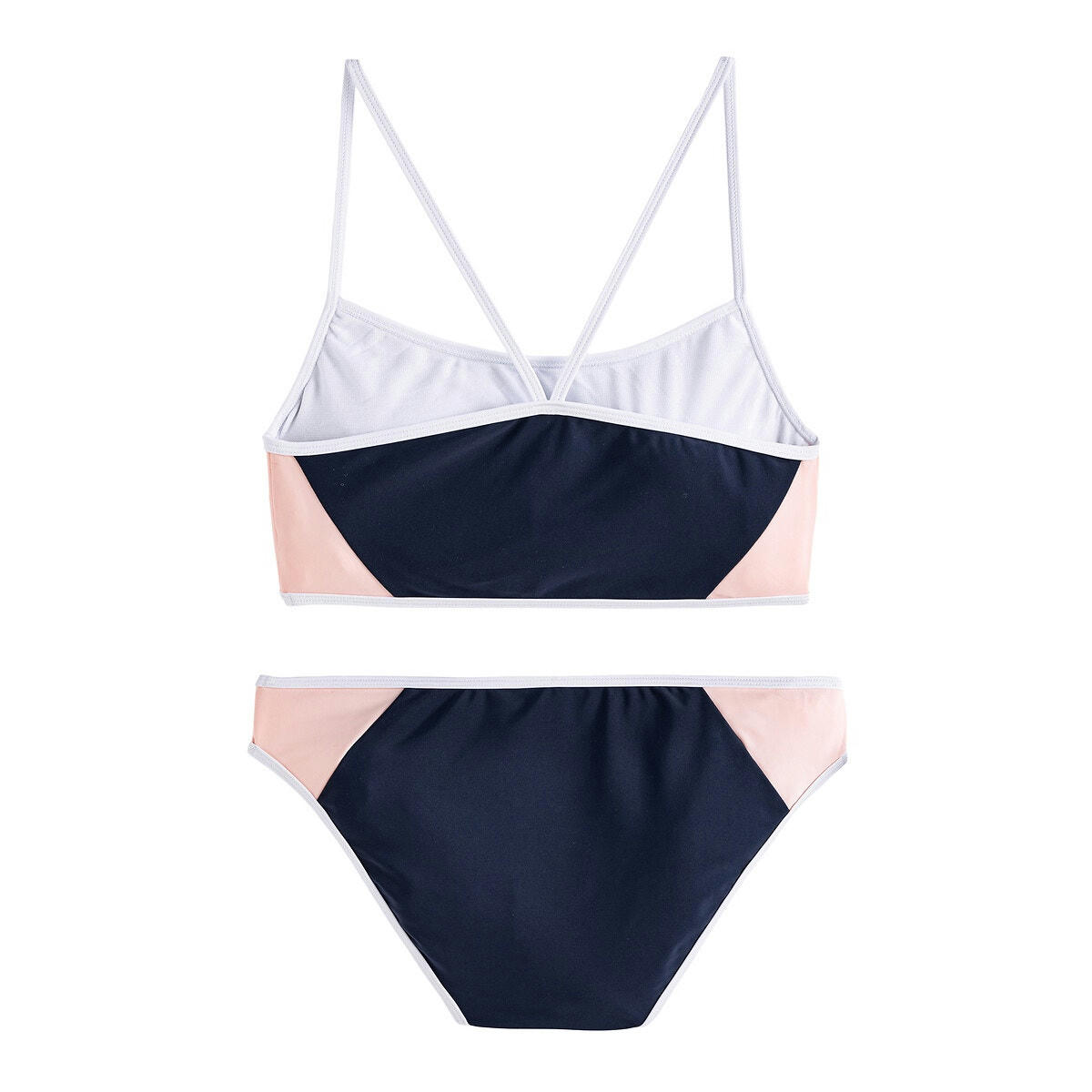 Maillot de bain 2 pièces imprimé graphique