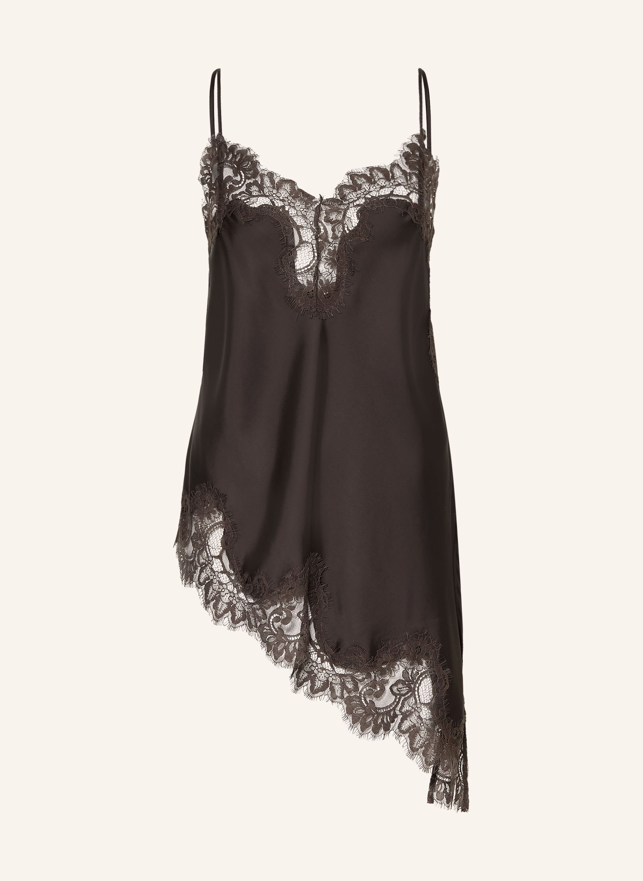 RIANI Satintop mit Spitze