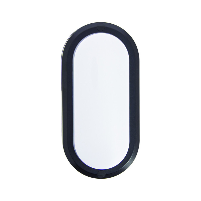 Hublot extérieur LED noir ovale dimmable 12 W XANLITE