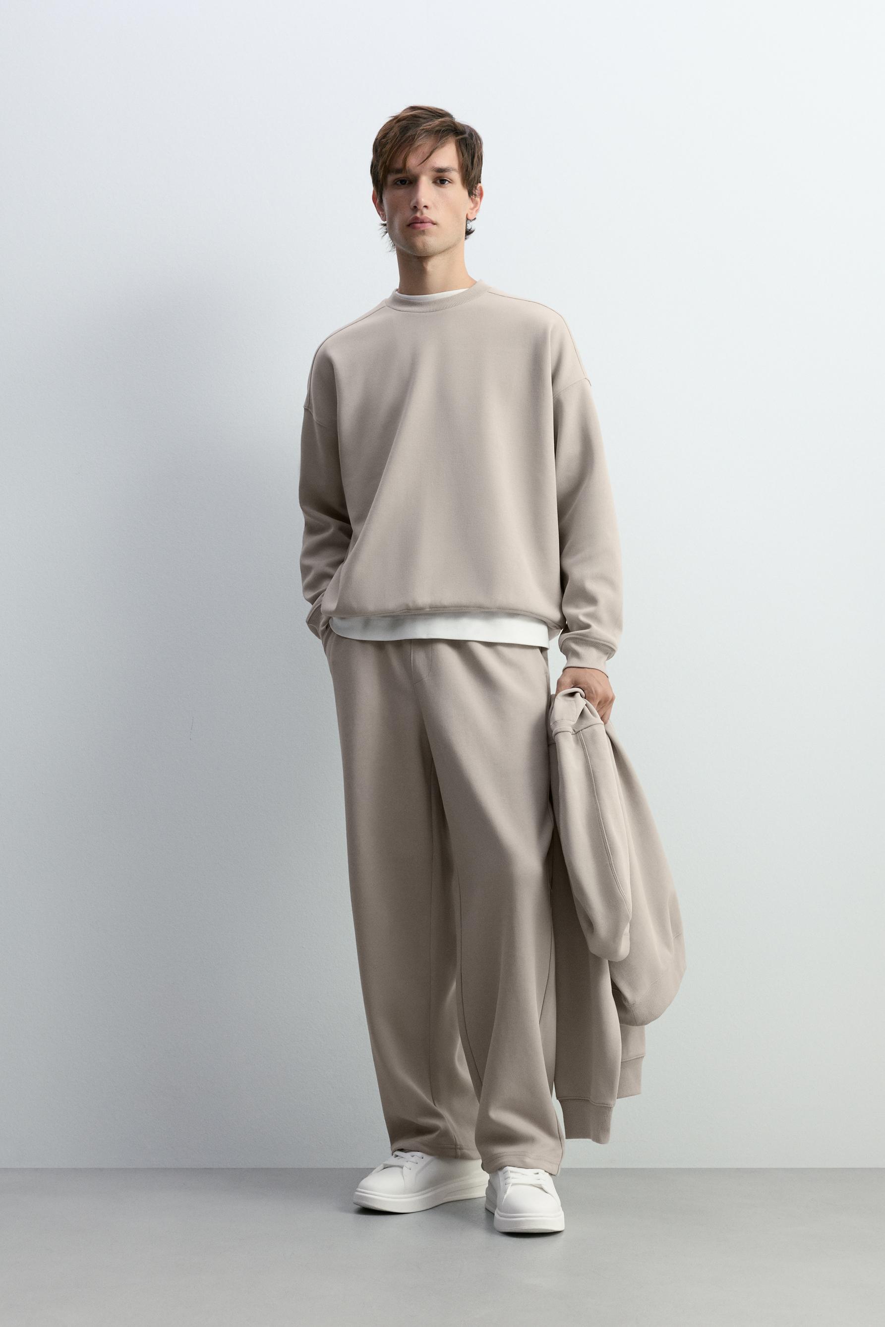 Pantalón chándal interlock baggy