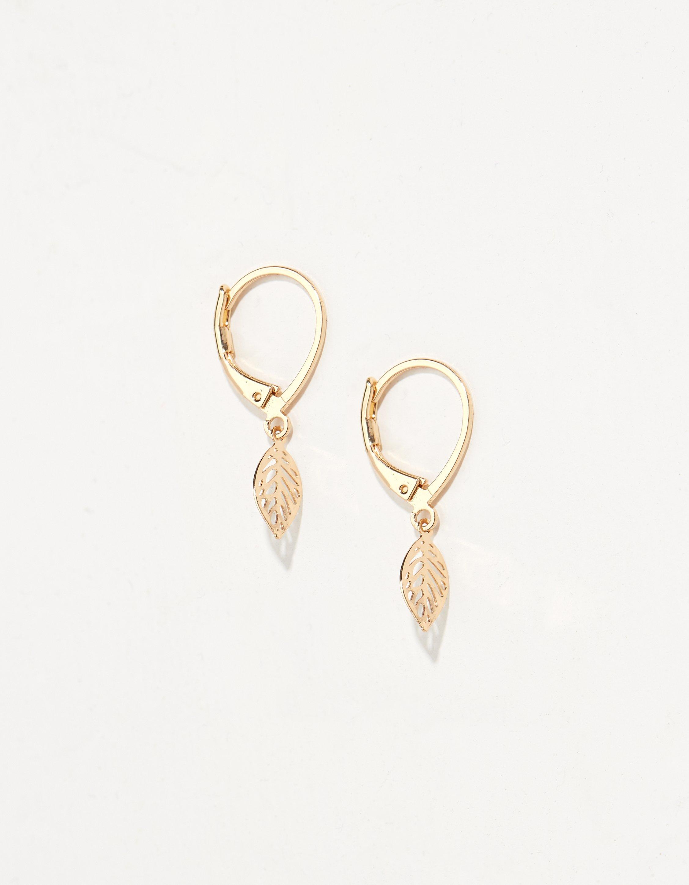 Filagree Leaf Earrings