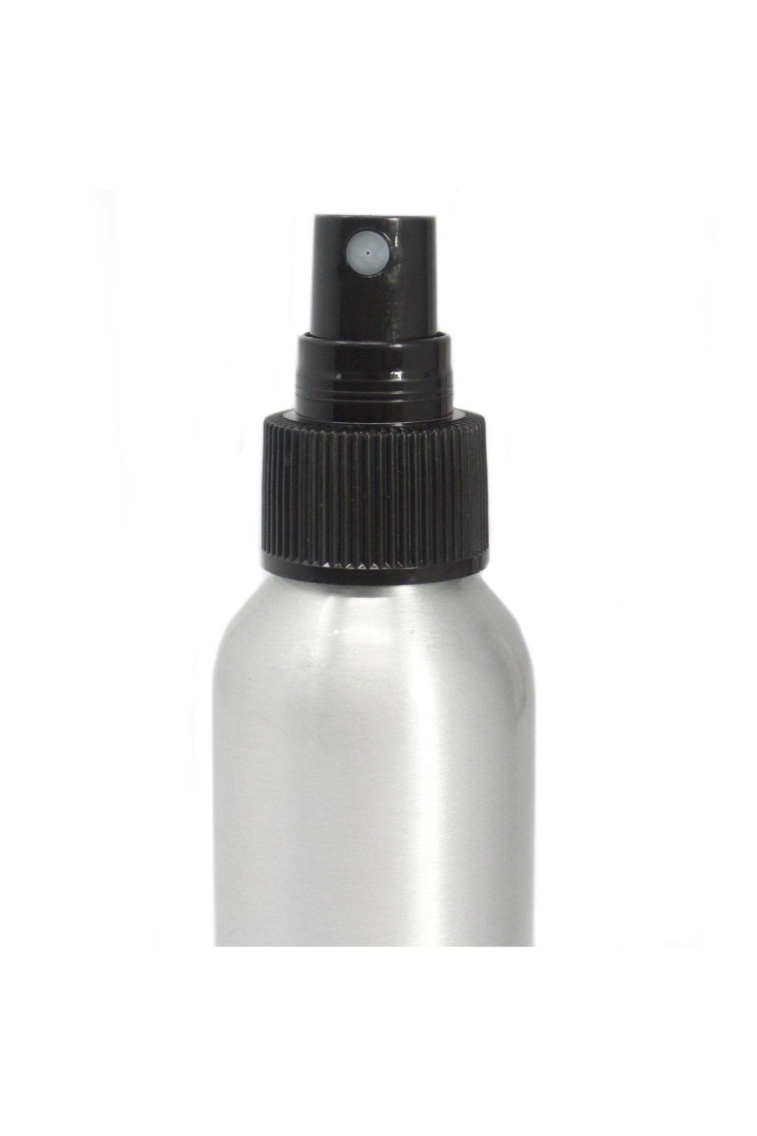 KDMD 100ml Aluminium Bottle with Black Spray Top