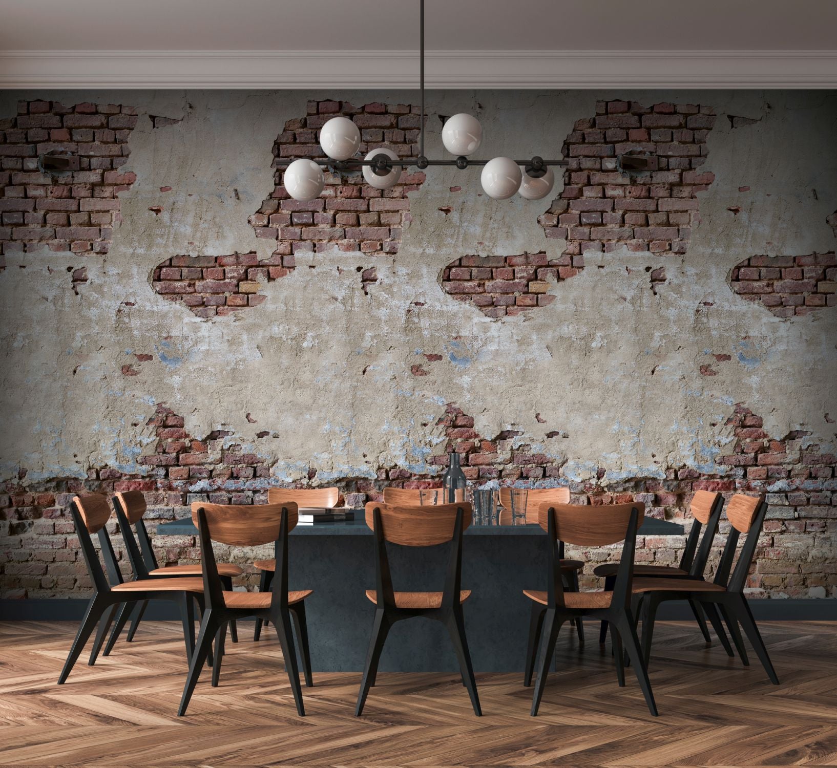 Livingwalls fotobehang steen beige, bruin en crème - 159 x 280 cm - AS-392351