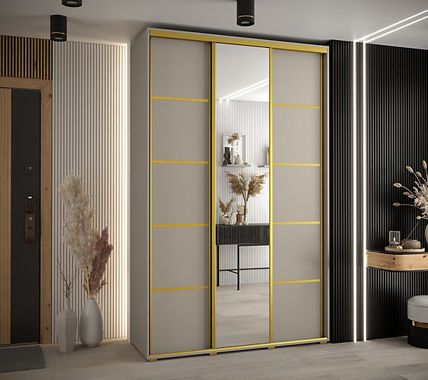 Armoire Dakota 5 a portes coulissantes 160/45/235,3portes
