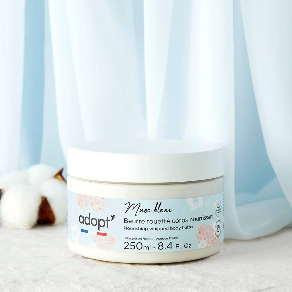 Musc blancBeurre fouetté corps nourrissant 250 ml