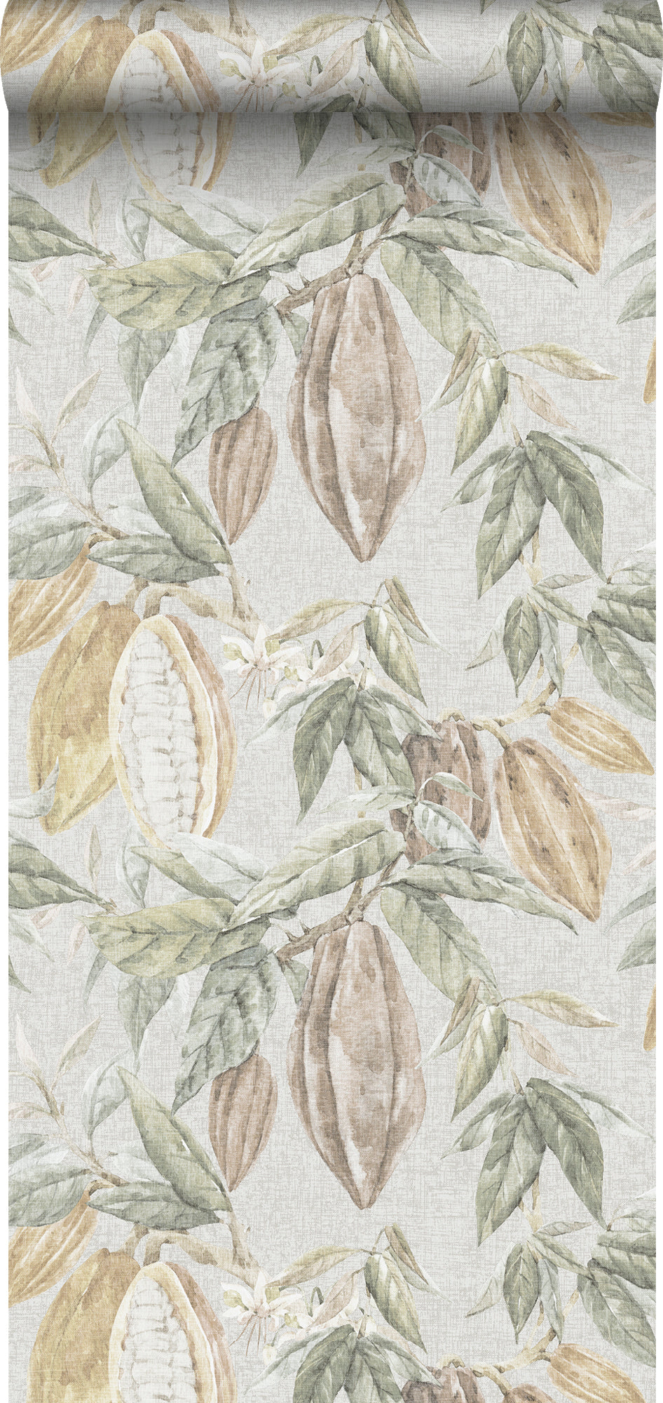Sanders & Sanders behang fruit vergrijsd groen - 53 cm x 10 m - 640217