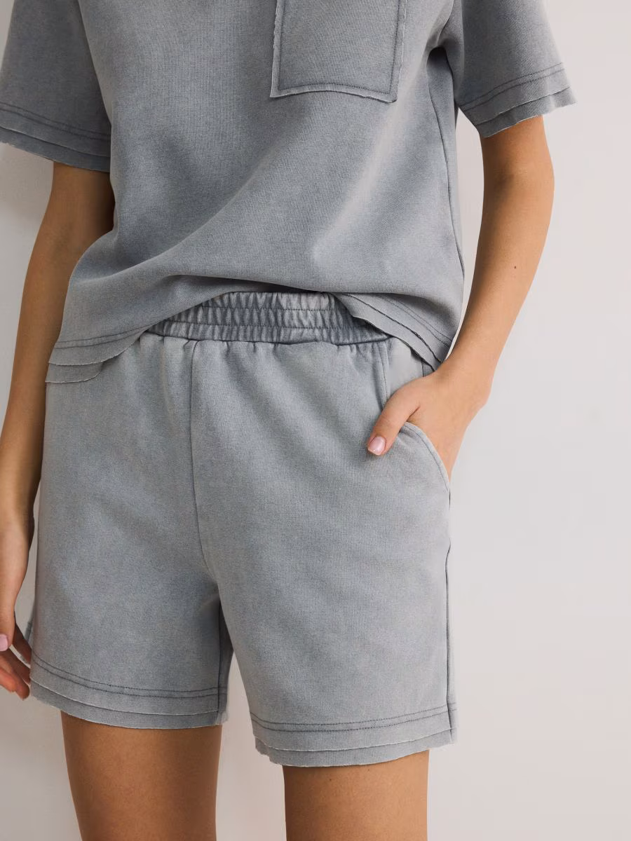 Short Tracksuit Bottoms Acid Wash