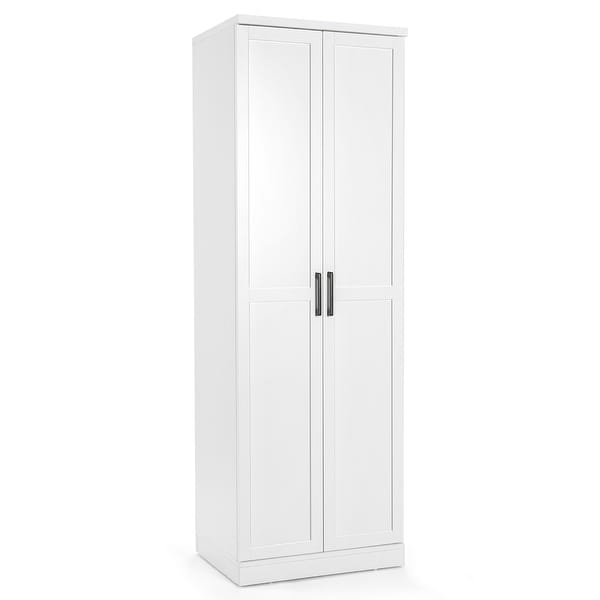 70 in Tall Wooden Storage Cabinet Freestanding Kitchen Pantry Cabinet