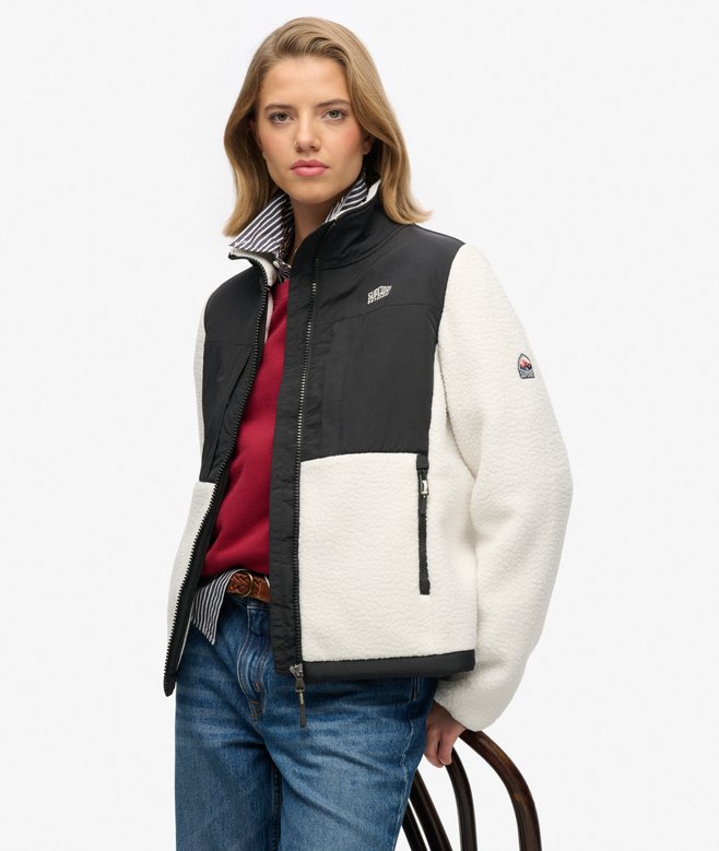 Polar Fleece Hybrid Trekker Jacket