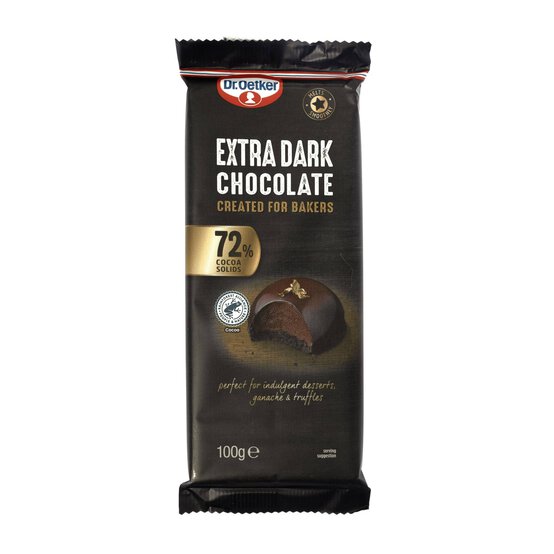 Dr. Oetker Extra Dark Chocolate 100g