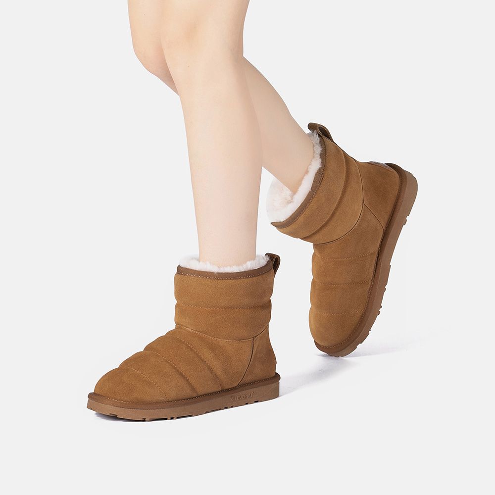 EverAu Australia Real Sheepskin Thornbill Mini Boots with TPR Sole