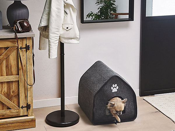 Lit pour animal JANGI Filz Gris foncé
