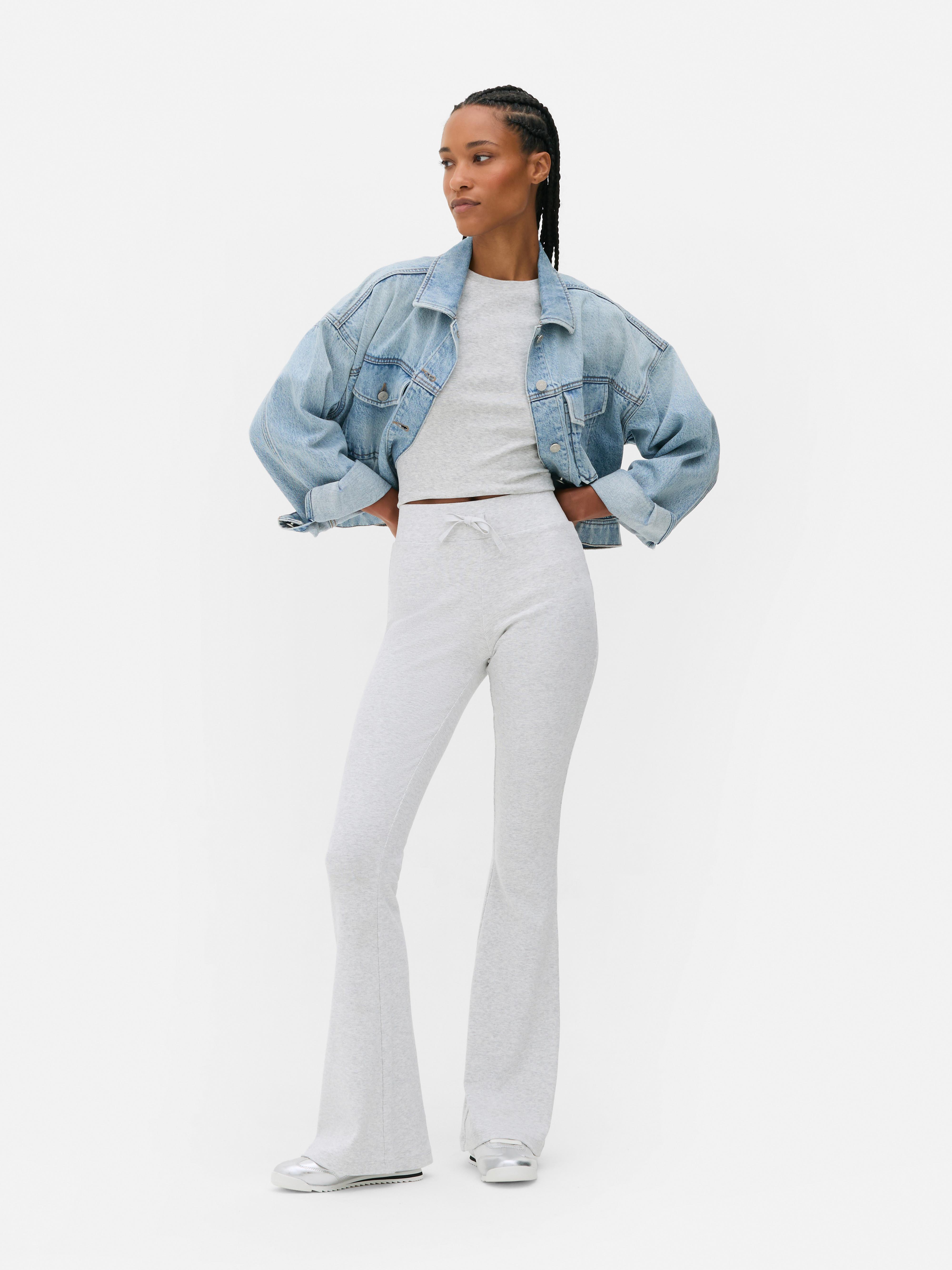 Ribbed Flare Leggings