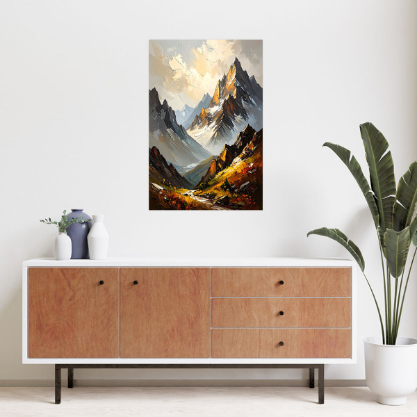 Naklejka samoprzylepna Feeby Krajobraz Pejzaż Góry Natura 20x30