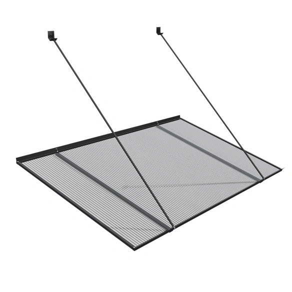 Vordach transparent, BxT: 120 x 69 cm