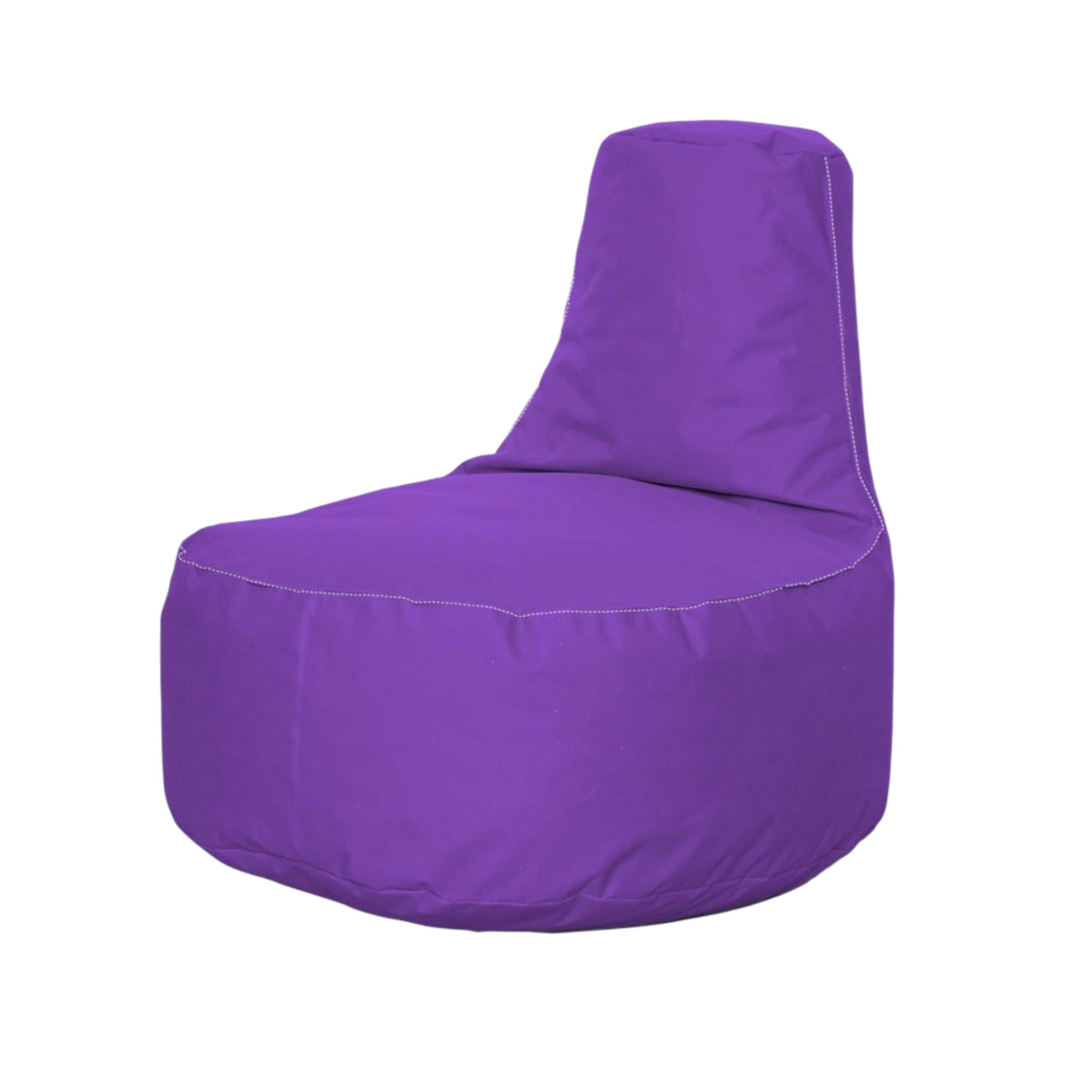 Pouf extérieur violet avec poches ARTA