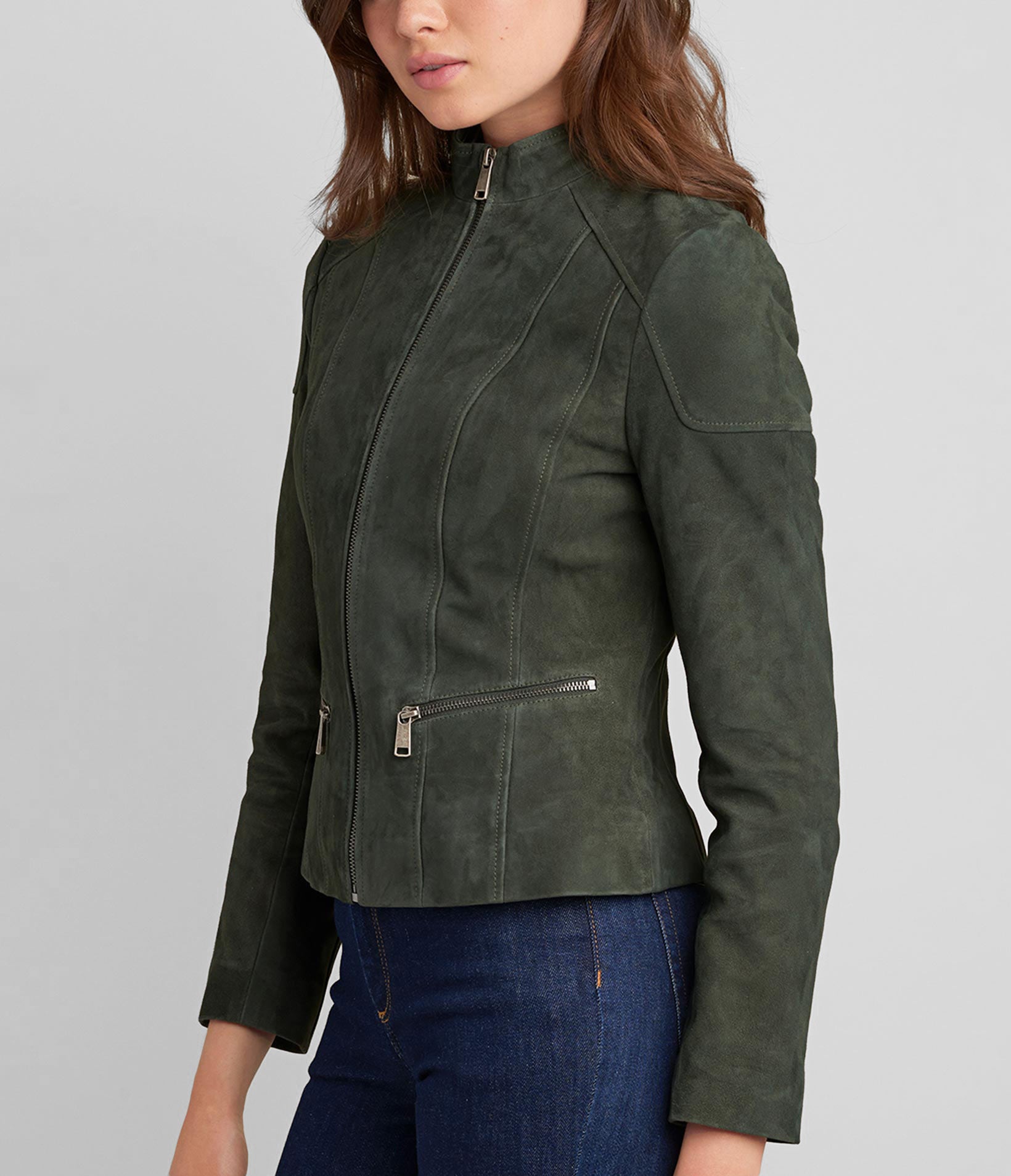 Remi Scuba Suede Jacket