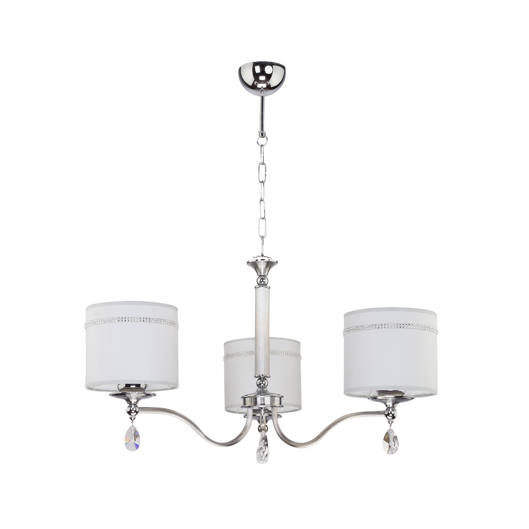 Lampa sufitowa JULIA IIsrebrno-biała 3xE27x15W IP20 Jupiter