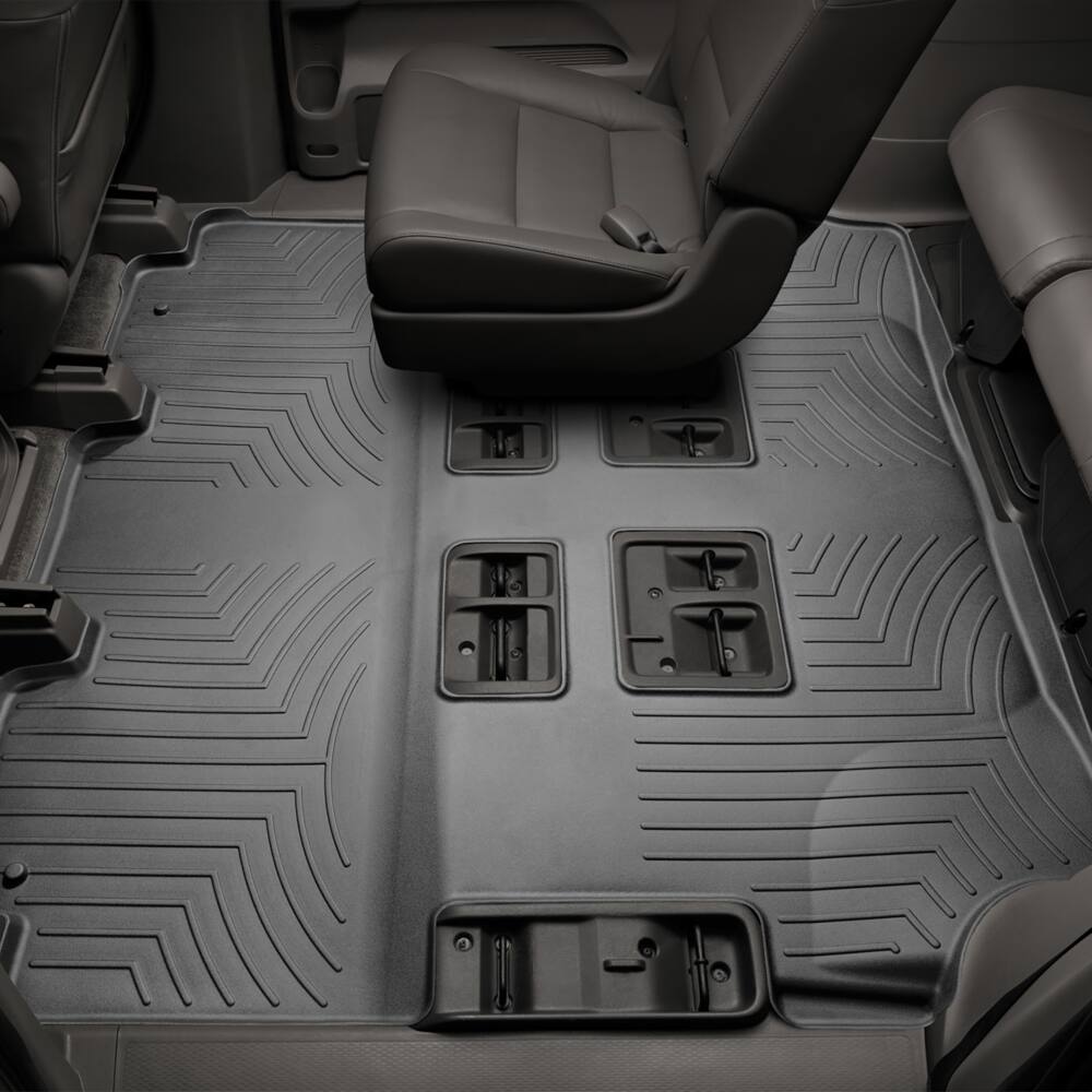 WeatherTech® Custom One Piece Rear & 3rd Row Seating FloorLiner™ Kit, Black