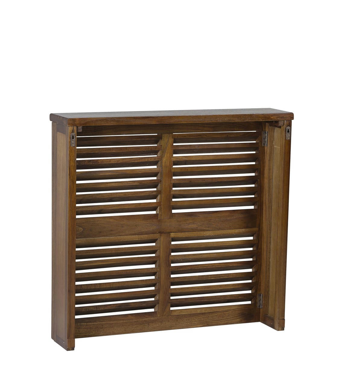 STAR - Cache radiateur en bois de mindi marron L80