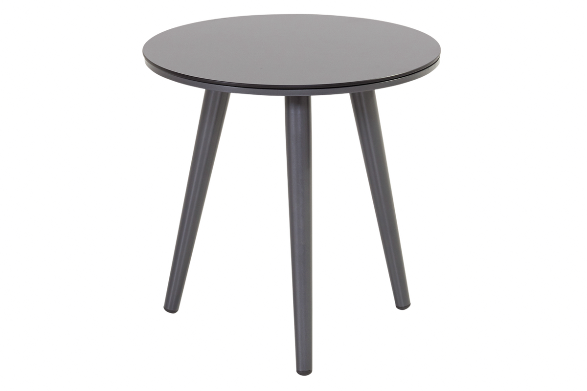 Hartman Bistrotafel Sophie Studio - Donkergrijs Aluminium - Ø45x40cm