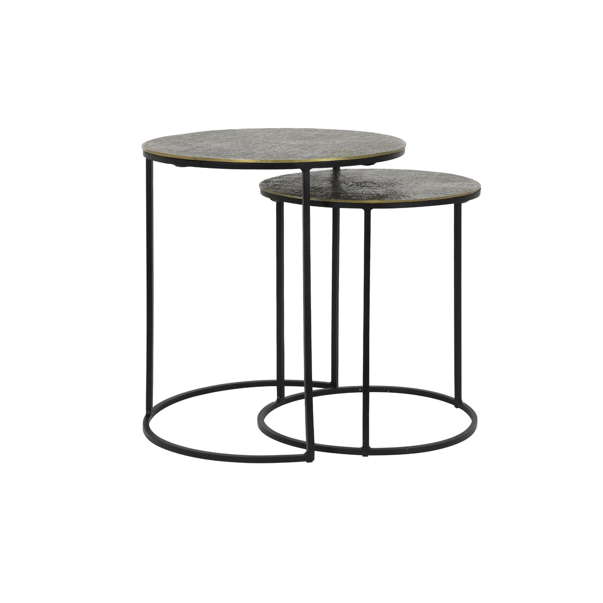 Light & Living bijzettafel RENGO - brons - Ø49cm