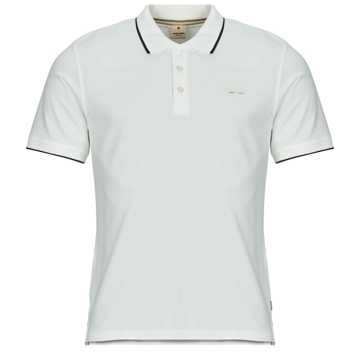 Jack & Jones - JPRBLUALVES SS POLO - White
