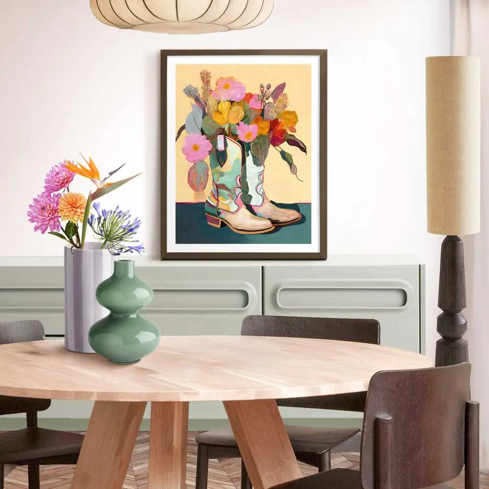 Wissellijst hout Poster 40x50 walnoot - 40 x 50 - Walnoot