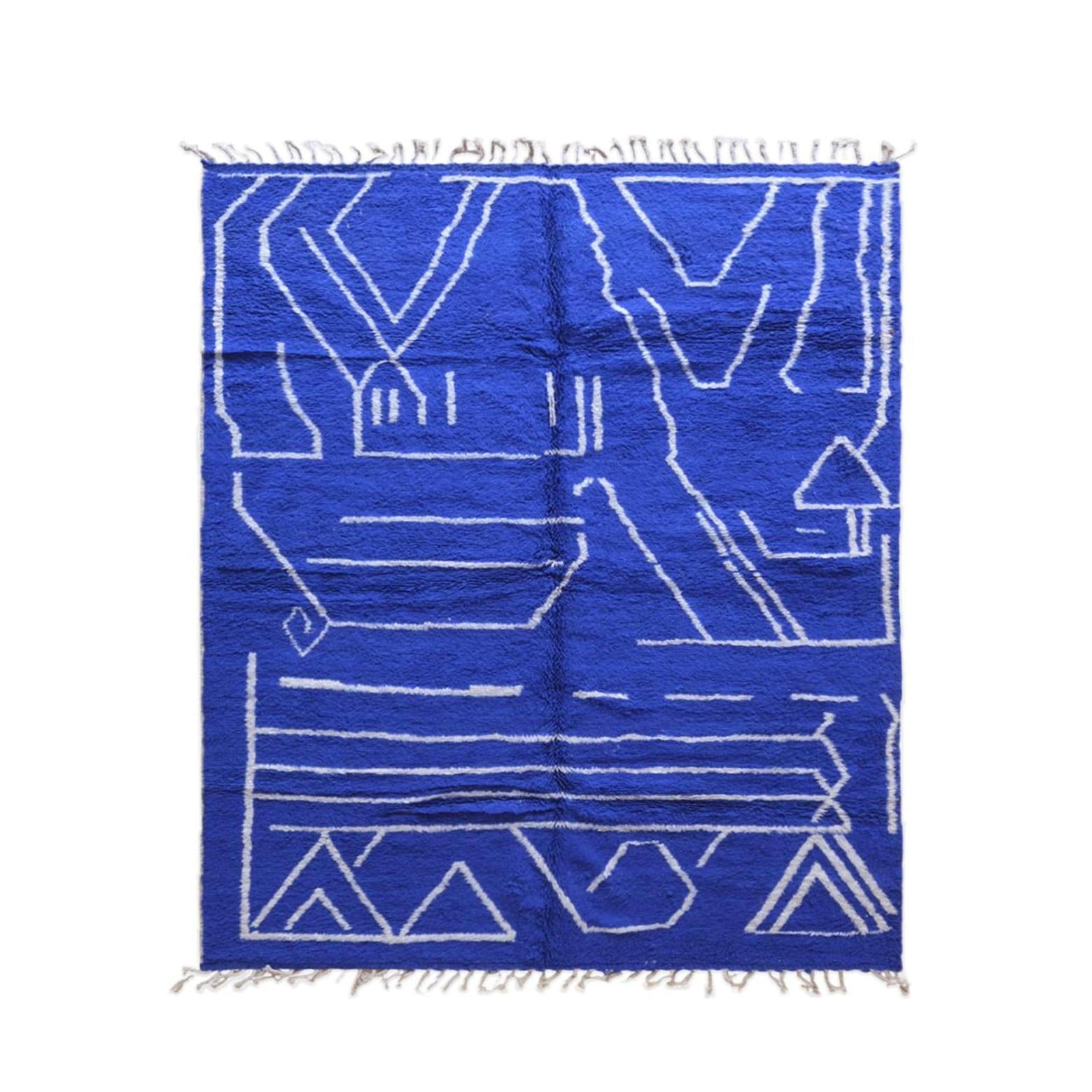 AFK Living vloerkleed Berber - handgemaakt - Wol - 80 cm x 240 cm