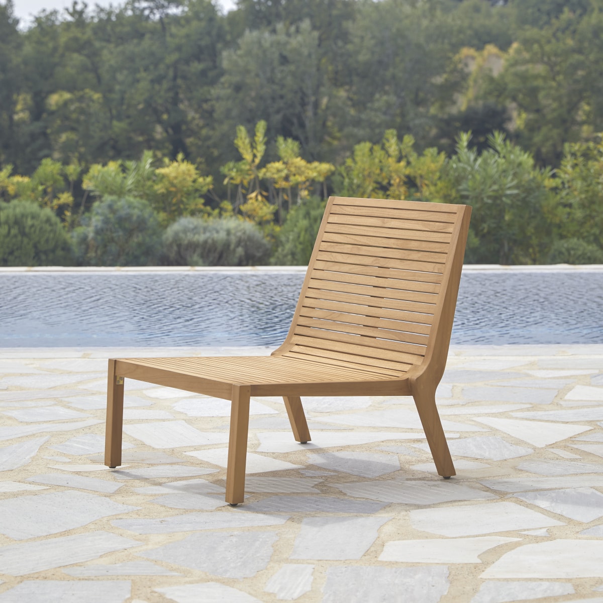 Tikamoon - Teakhouten buitenfauteuil Teo