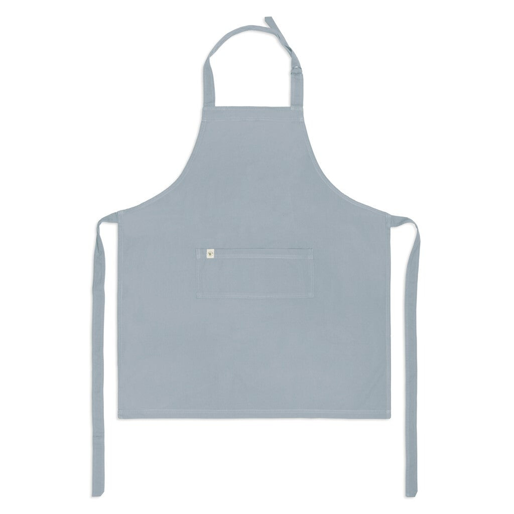 Walra - Keukenschort Cook with Happiness - 75x90 cm - Jeans Blauw